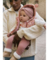 Tuta con gilet stampa neonata