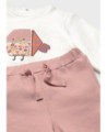 Tuta con gilet stampa neonata