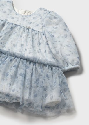 Vestito tulle neonata