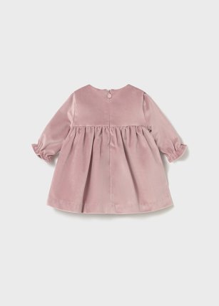 Vestito velluto neonata