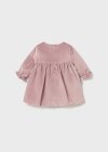 Vestito velluto neonata
