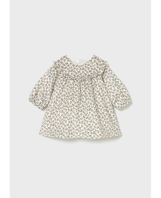 Vestito velluto stampato neonata