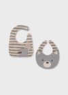 Set 2 bavaglini applicazioni impermeabili neonato