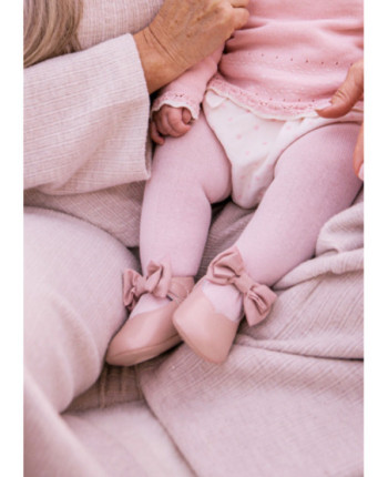 Scarpe fiocco neonata