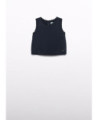 Top ricamo tatto peach        - AbeleLula