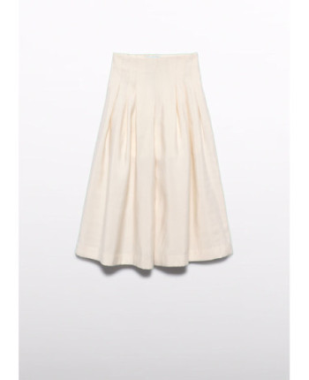 Pantalone lungo fluido pieghe - AbeleLula