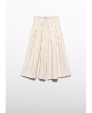Pantalone lungo fluido pieghe - AbeleLula