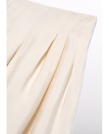 Pantalone lungo fluido pieghe - AbeleLula