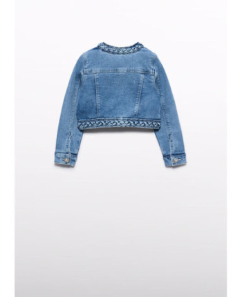Giacca denim perle            - AbeleLula