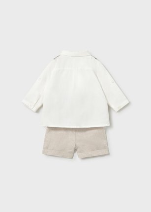 Compl. pant. corto y gilet Grano 0-24 mesi | Mayoral