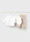 Compl. 3 pezzi maglia Tortora 0-24 mesi | Mayoral