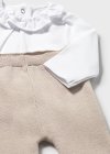 Compl. 3 pezzi maglia Tortora 0-24 mesi | Mayoral