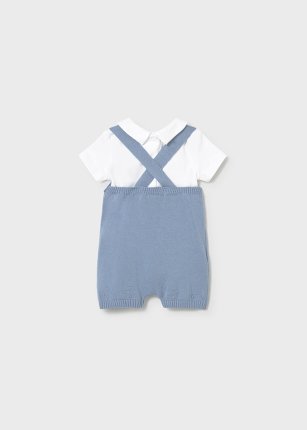 Compl. salopette tricot body Azzurro 0-24 mesi | Mayoral