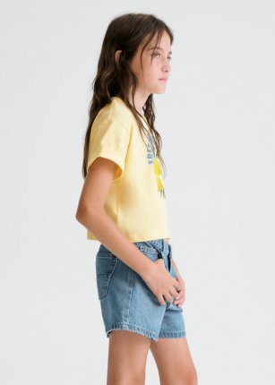Short jeans basico lavaggio mezzo 8-18 anni | Mayoral