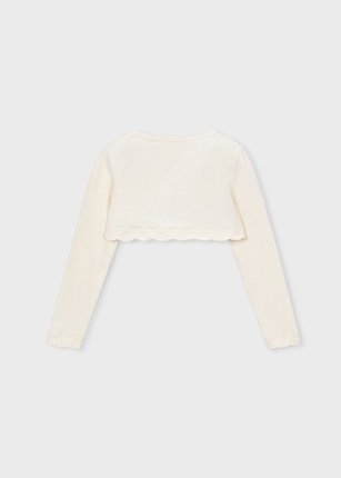 Bolerino tricot basico Ecrù 2-9 anni | Mayoral