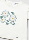 Maglia m/c Ecrù/lago 6-36 mesi | Mayoral