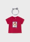 Maglietta m/c con cerchietto Rosso 6-36 mesi | Mayoral