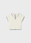 Polo m/c tricot Ecrù 6-36 mesi | Mayoral