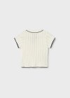 Polo m/c tricot Ecrù 6-36 mesi | Mayoral