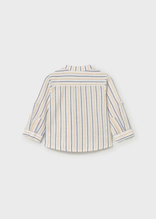 Camicia m/l lino collo corean peach 6-36 mesi | Mayoral