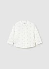 Camicia m/l lino collo corean - Mayoral