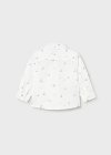 Camicia m/l lino Bco-barche 6-36 mesi | Mayoral