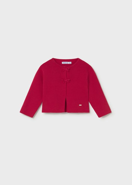 Giacchino lungo tricot Rosso 6-36 mesi | Mayoral
