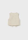Gilet lino suiting Avena mez 6-36 mesi | Mayoral