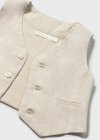 Gilet lino suiting Avena mez 6-36 mesi | Mayoral