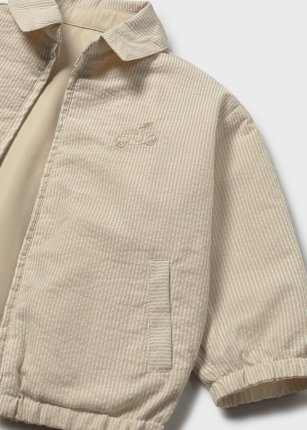 Giacca a vento elegante rever moka 6-36 mesi | Mayoral