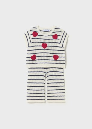 Compl. pantalone maglia Ecrù 6-36 mesi | Mayoral