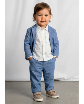 Pantalone lino elegante       - Mayoral