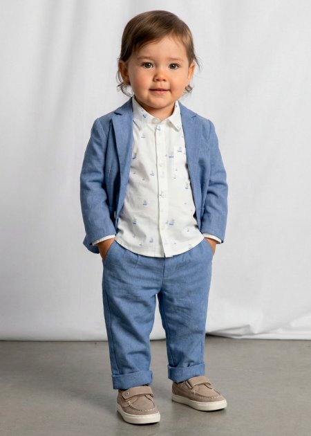 Pantalone lino elegante Capri 6-36 mesi | Mayoral