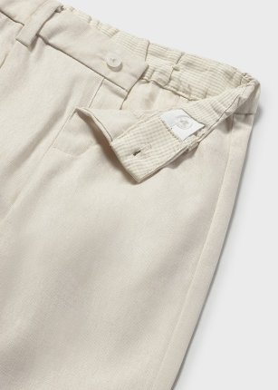 Pantalone lino elegante       - Mayoral