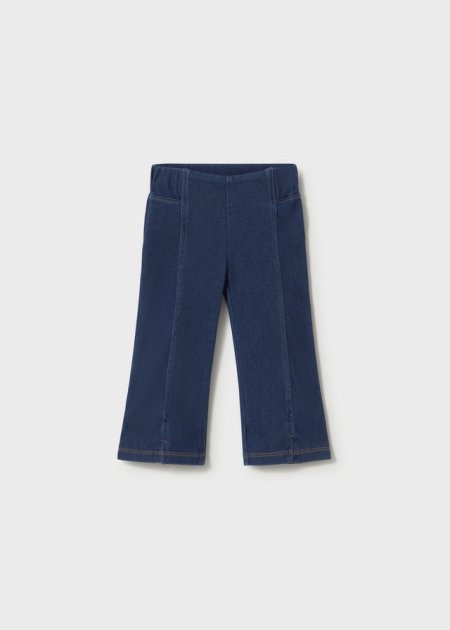 Leggings flared twill lavaggio scuro 6-36 mesi | Mayoral