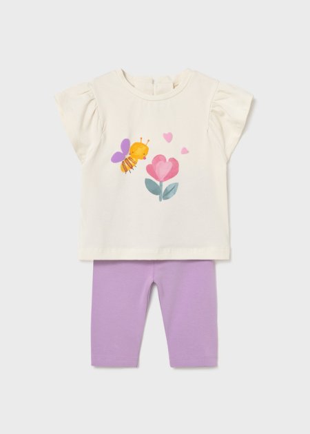Comp.leggings stampato Lilac 6-36 mesi | Mayoral