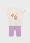 Comp.leggings stampato Lilac 6-36 mesi | Mayoral