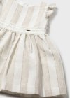 Vestito righe fascia Nocciola 6-36 mesi | Mayoral