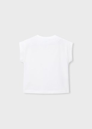 Maglia m/c Ecrù/lago 2-9 anni | Mayoral