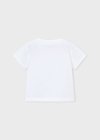 Maglietta m/c aplique Bianco 2-9 anni | Mayoral
