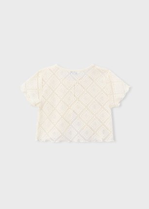 Maglietta m/c 2 pezzi crochet Cecio 2-9 anni | Mayoral