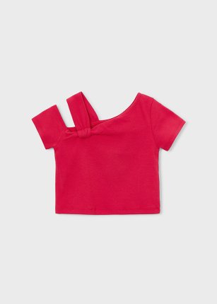 Maglietta m/c asimmettrica Cachi 2-9 anni | Mayoral