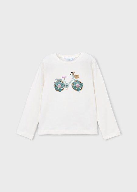 Maglietta m/l Ecrù 2-9 anni | Mayoral
