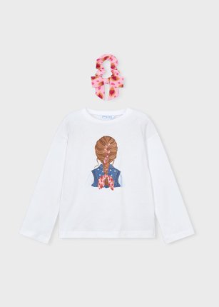 Maglietta m/c elastico Bianco 2-9 anni | Mayoral