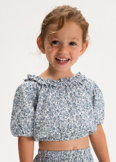 Top dobby stampa Celeste 2-9 anni | Mayoral