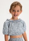 Top dobby stampa Celeste 2-9 anni | Mayoral