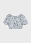 Top dobby stampa Celeste 2-9 anni | Mayoral