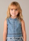 Top denim fluid lavaggio chiaro 2-9 anni | Mayoral