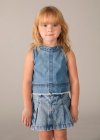Top denim fluid lavaggio chiaro 2-9 anni | Mayoral