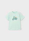 Maglietta m/c embossed vespa Menta 2-9 anni | Mayoral